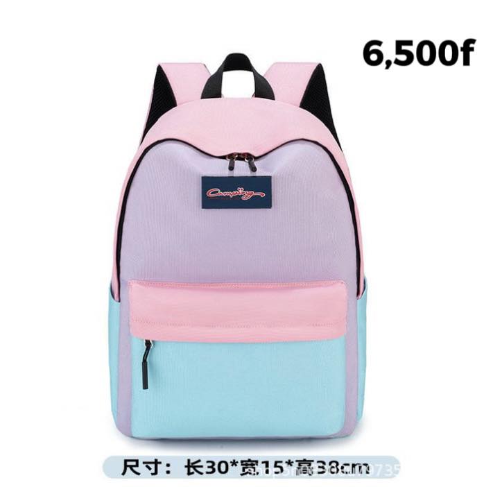 Pastel Tricolour Backpack - Drip Kloset